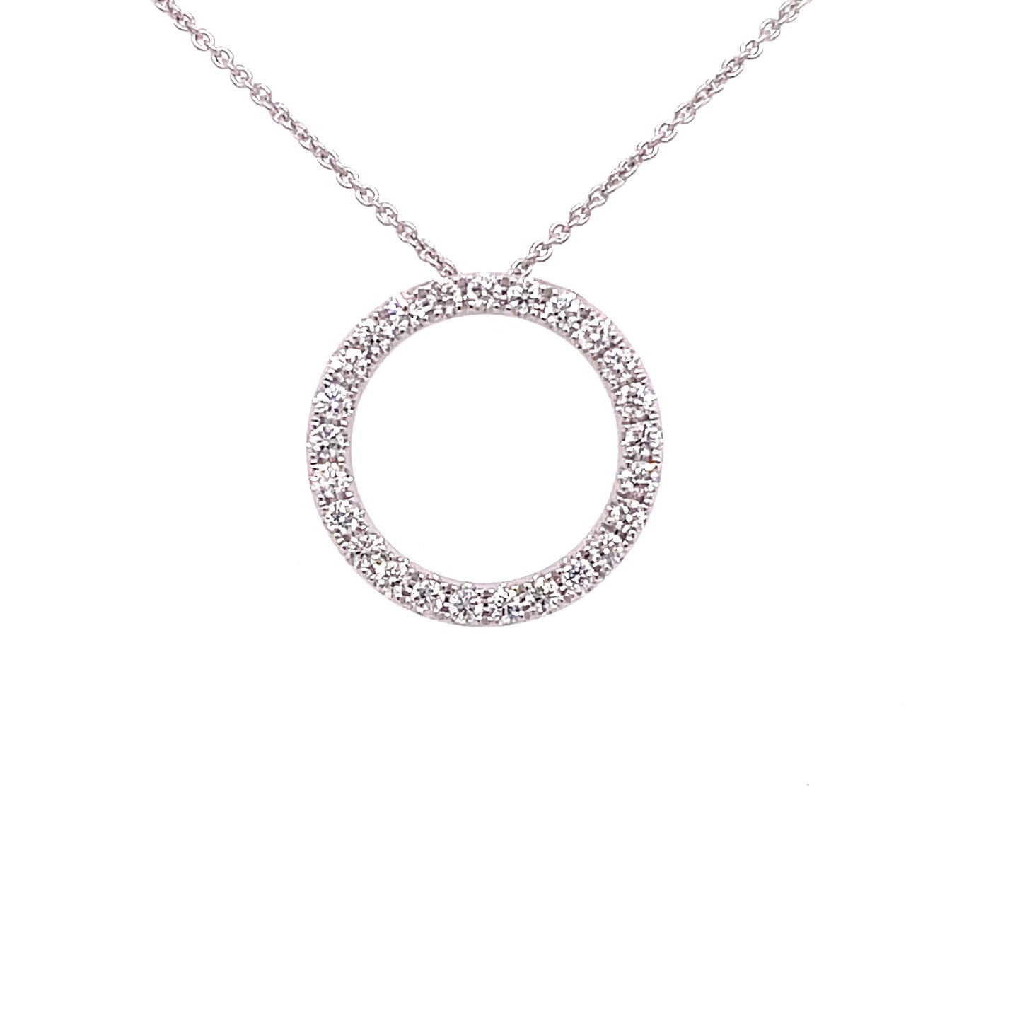 Diamond Circle Pendant - 0.35cts  Gardiner Brothers