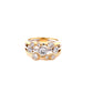 Yellow and White Gold Diamond Style Bubble Ring ~ 0.87cts  Gardiner Brothers   