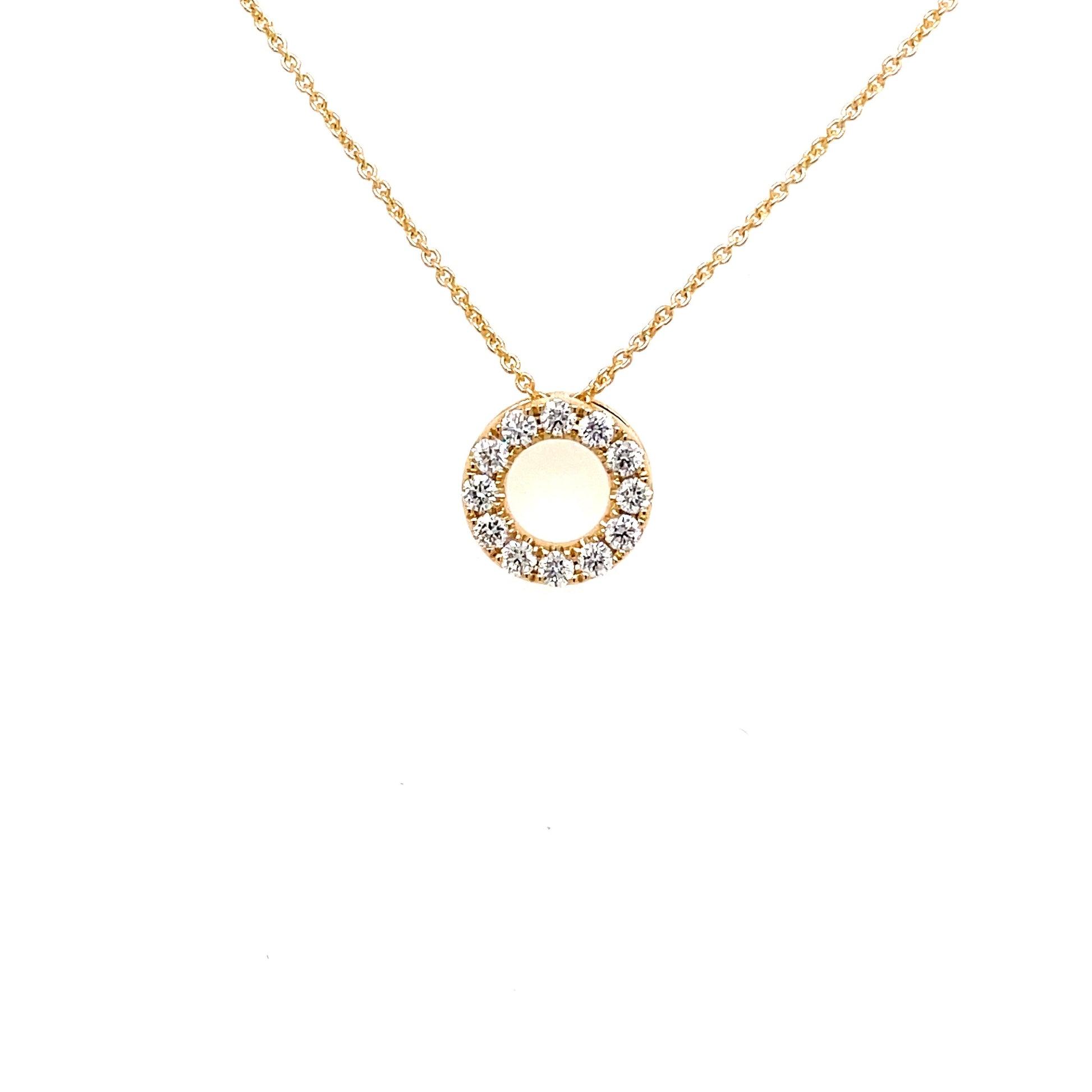 Diamond Circle Pendant - 0.25cts  Gardiner Brothers