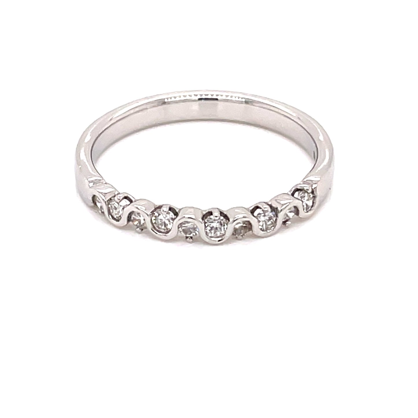 Round Brilliant Cut Diamond Eternity Style Ring  Gardiner Brothers