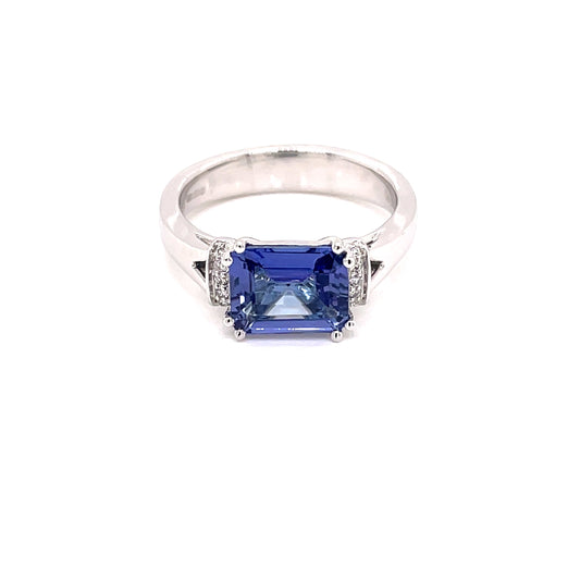 Tanzanite and Diamond Ring  Gardiner Brothers