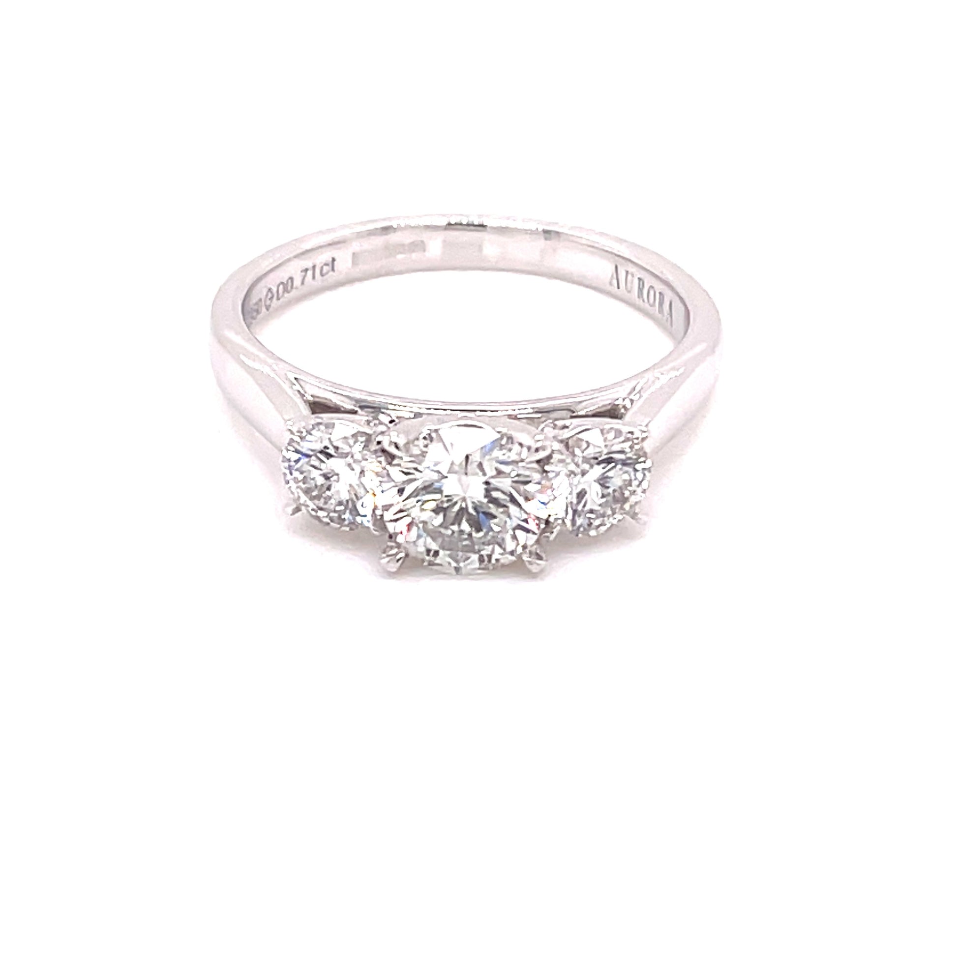 Aurora 3 Stone Diamond Ring - 1.23cts  Gardiner Brothers