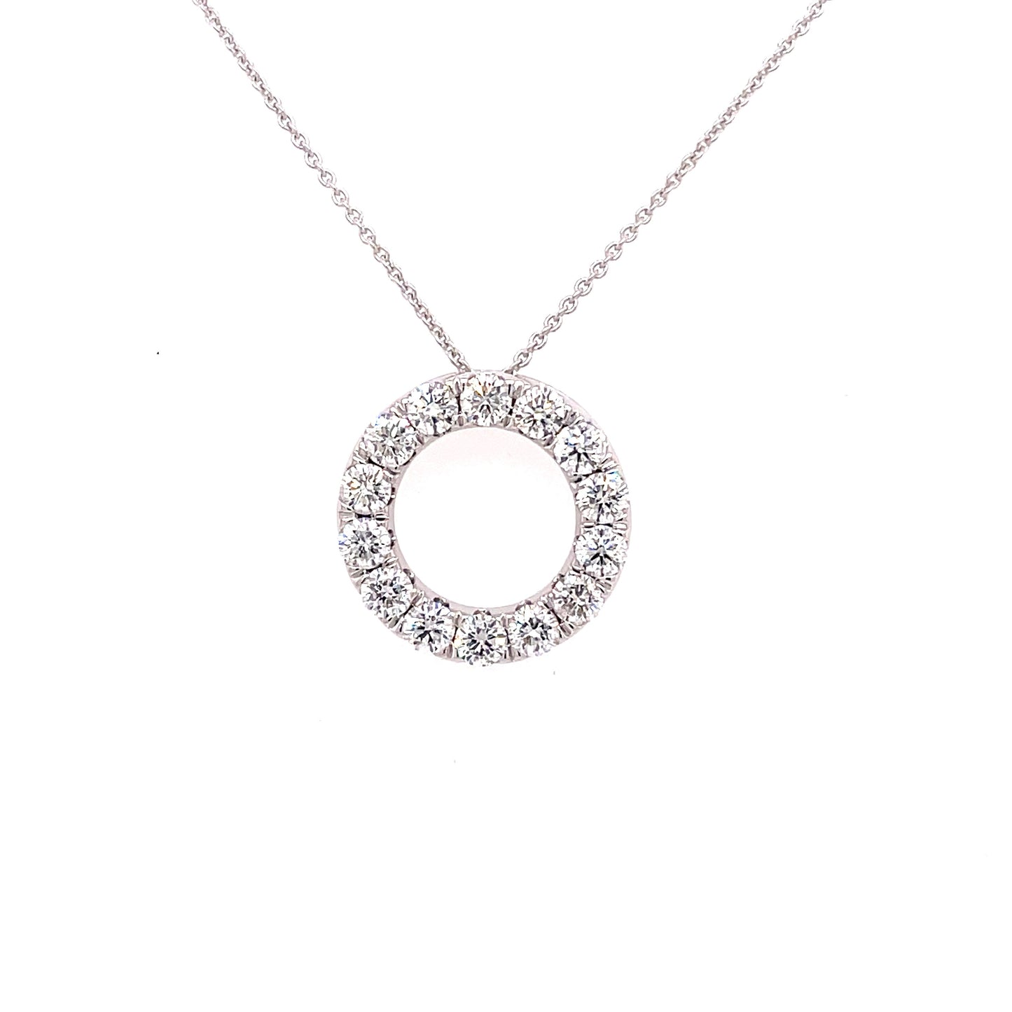 Diamond Circle Pendant - 1.00cts  Gardiner Brothers