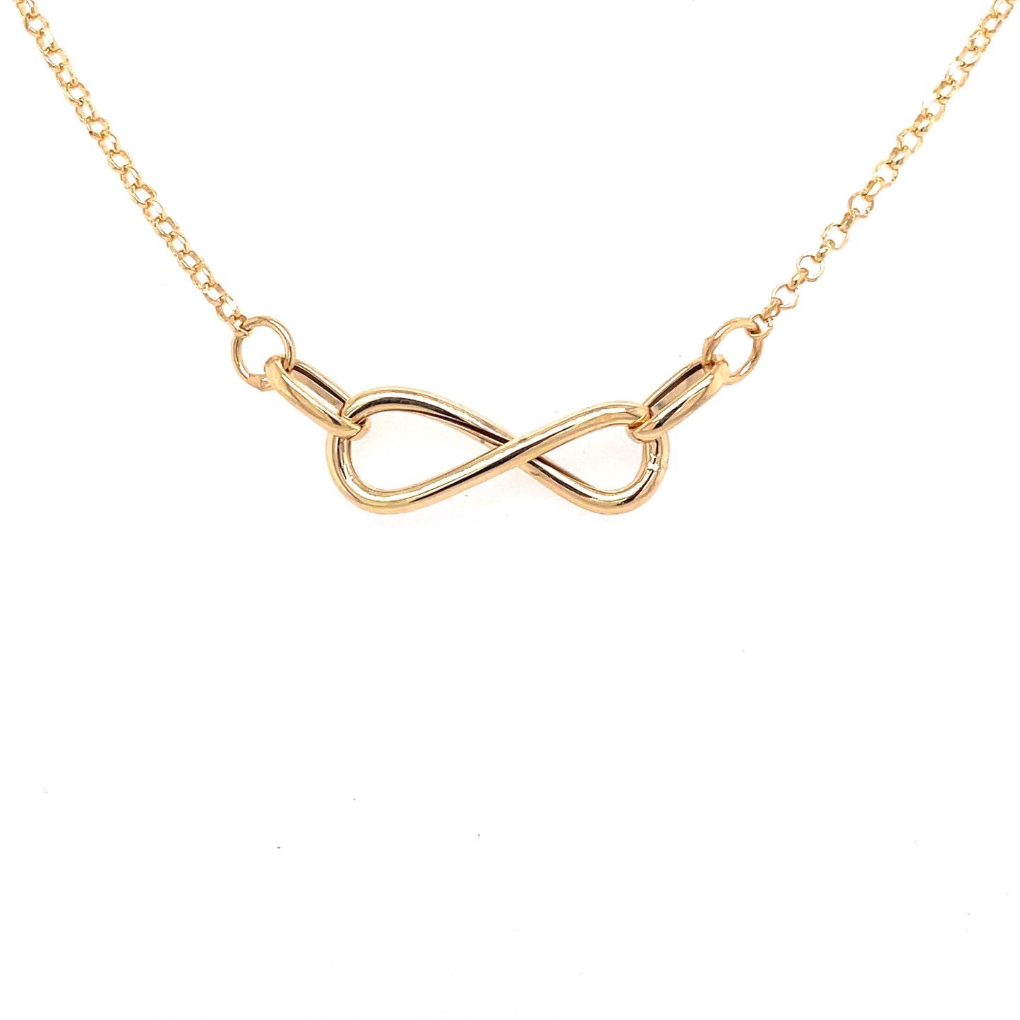 Yellow Gold Infinity Knot Pendant  Gardiner Brothers