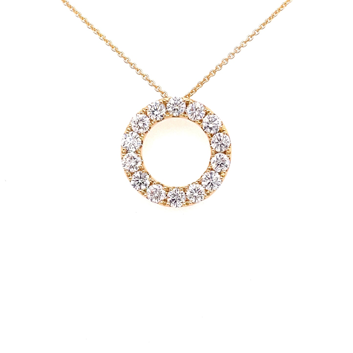 Diamond Circle Pendant - 1.00cts  Gardiner Brothers