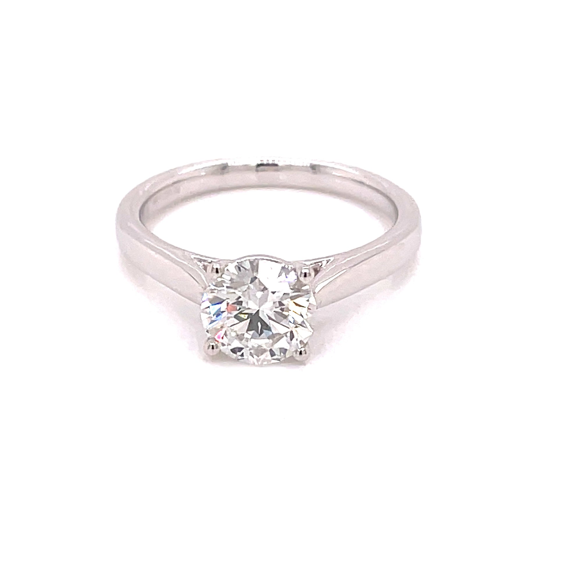 Round Brilliant Cut Lab Grown Diamond Solitaire Ring - 1.20cts  Gardiner Brothers