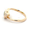 Yellow Gold Diamond & Peridot Cross Over Ring  Gardiner Brothers