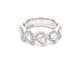 Pear Shaped Diamond Halo Style Eternity Ring  Gardiner Brothers