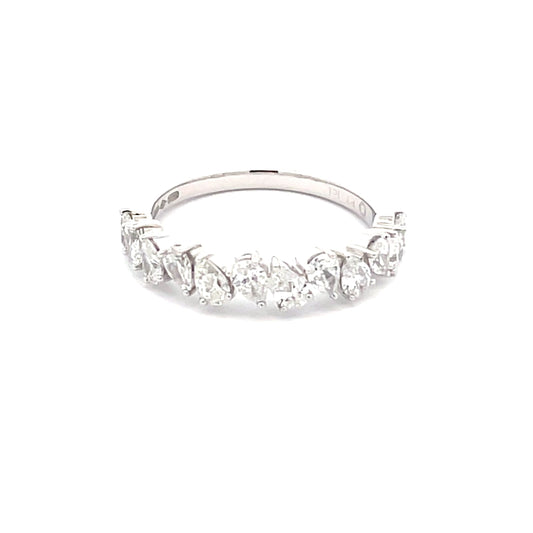Pear Shaped Diamond Eternity Style Ring  Gardiner Brothers