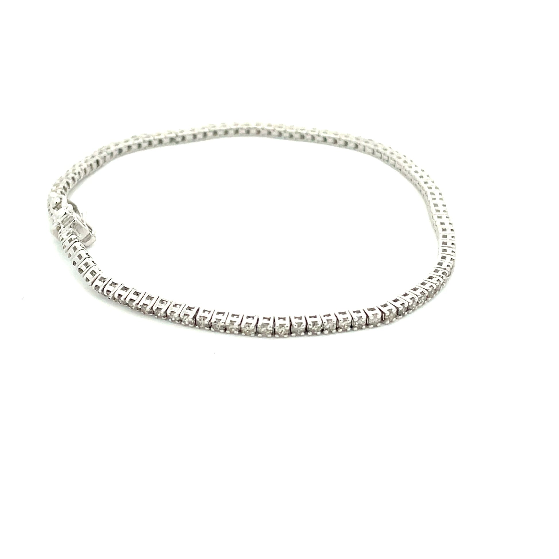 Round Brilliant Cut Diamond Tennis Bracelet - 2.00cts  Gardiner Brothers