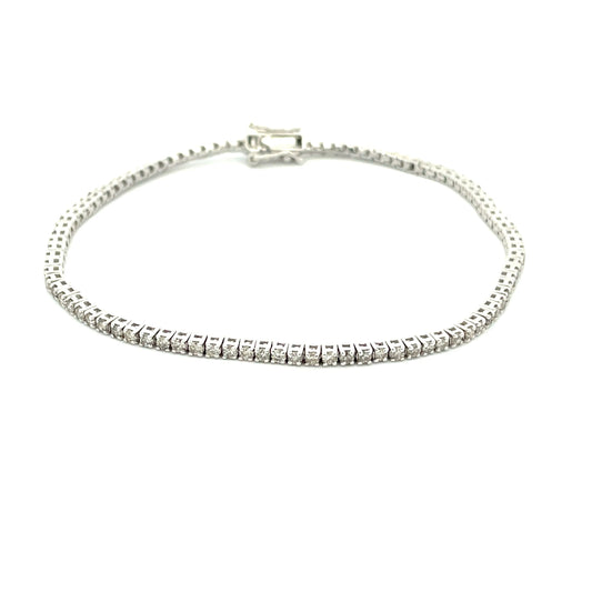 Round Brilliant Cut Diamond Tennis Bracelet - 2.00cts  Gardiner Brothers