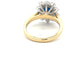 SAPPHIRE AND ROUND BRILLIANT CUT DIAMOND CLUSTER STYLE RING  Gardiner Brothers