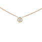 Round Brilliant Cut Diamond Solitaire Necklet  Gardiner Brothers
