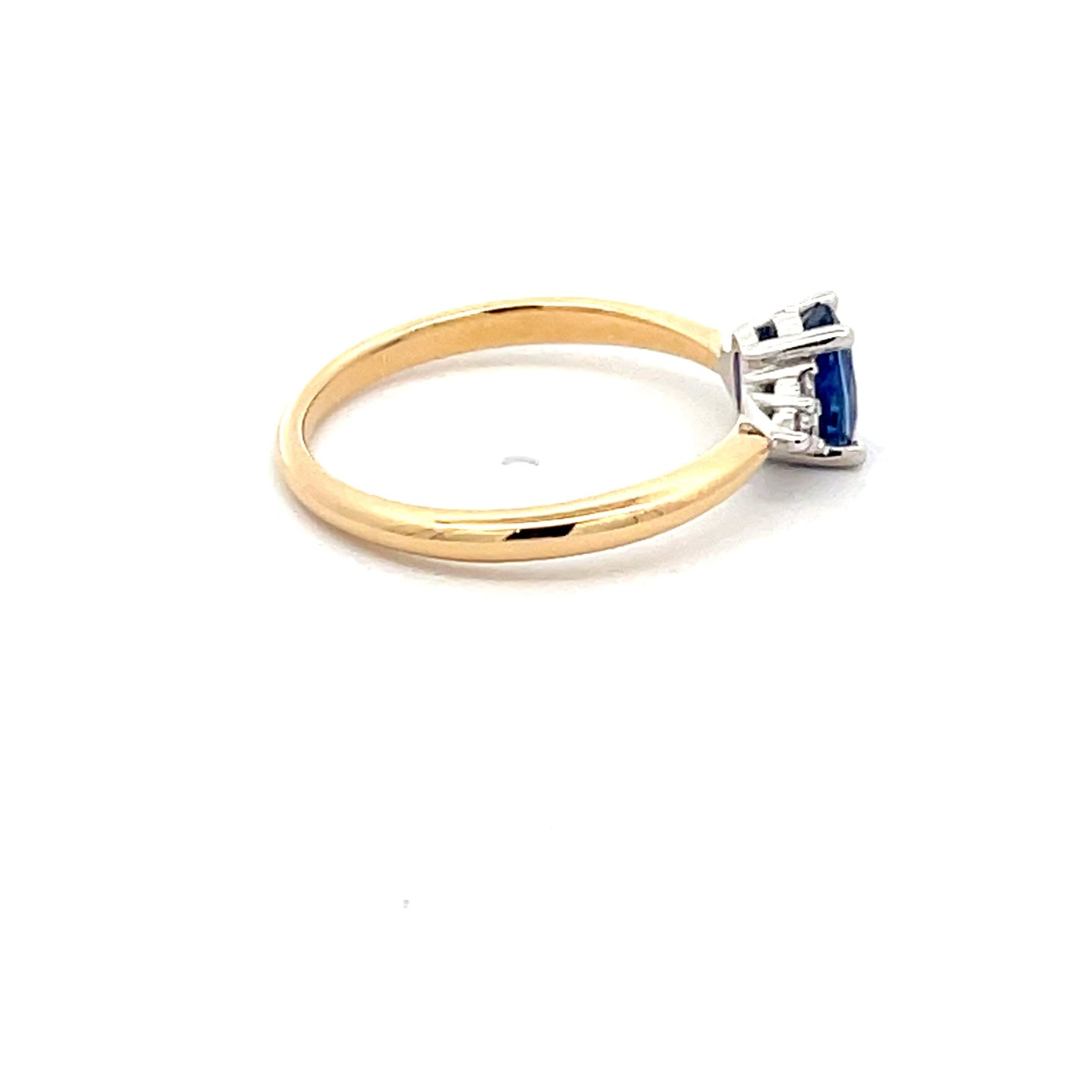 Sapphire and Round brilliant Cut Diamond Ring  Gardiner Brothers