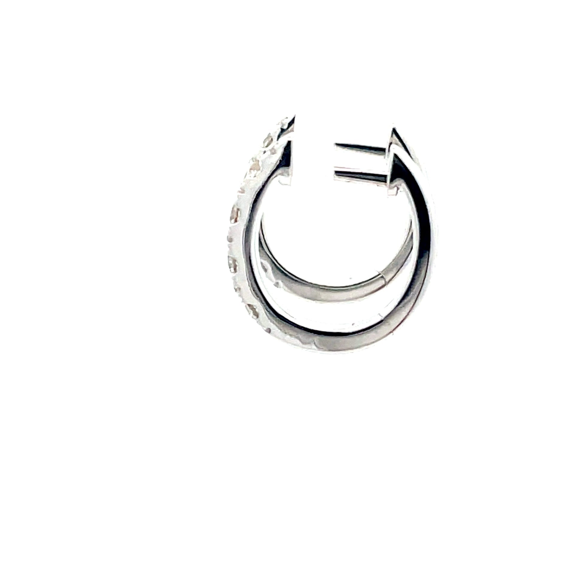 Round Brilliant Cut Diamond Hoop Earrings  Gardiner Brothers