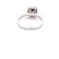 Purple Sapphire and Diamond Halo Style Ring  Gardiner Brothers