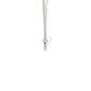 Round Brilliant Cut Diamond Rub-over Style Pendant  Gardiner Brothers