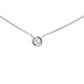 Round Brilliant Cut Diamond Rub-over Style Pendant  Gardiner Brothers