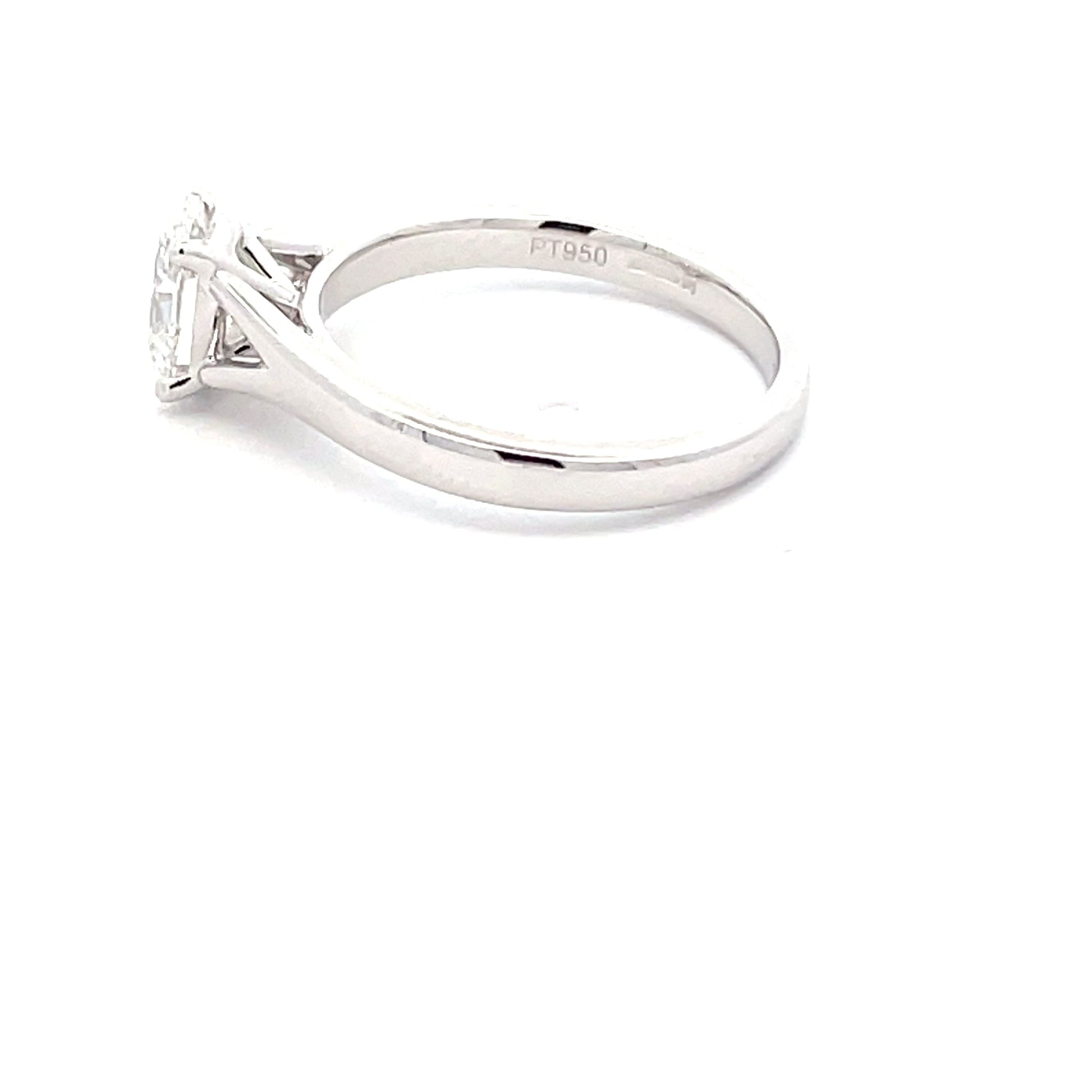 Oval Diamond Solitaire Ring - 0.90cts  Gardiner Brothers