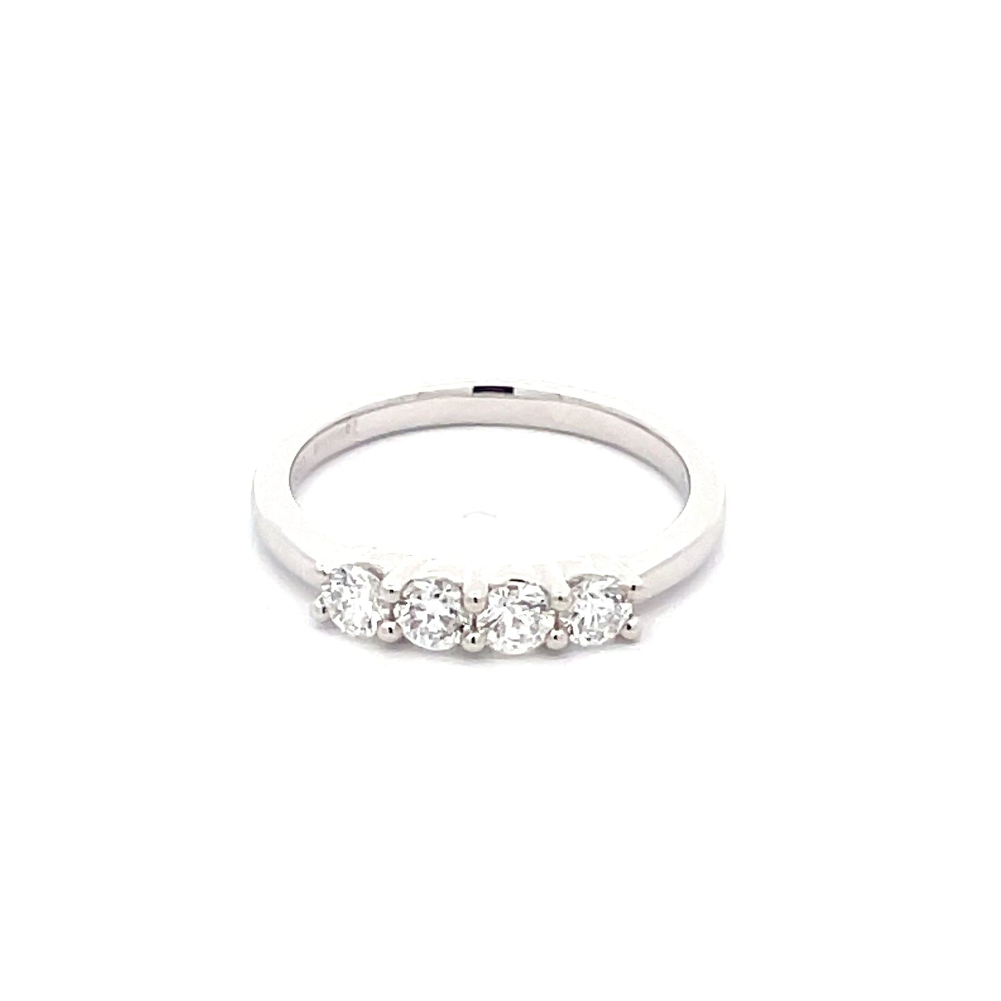 Round Brilliant Cut 4 Stone Eternity Ring - 0.50cts  Gardiner Brothers