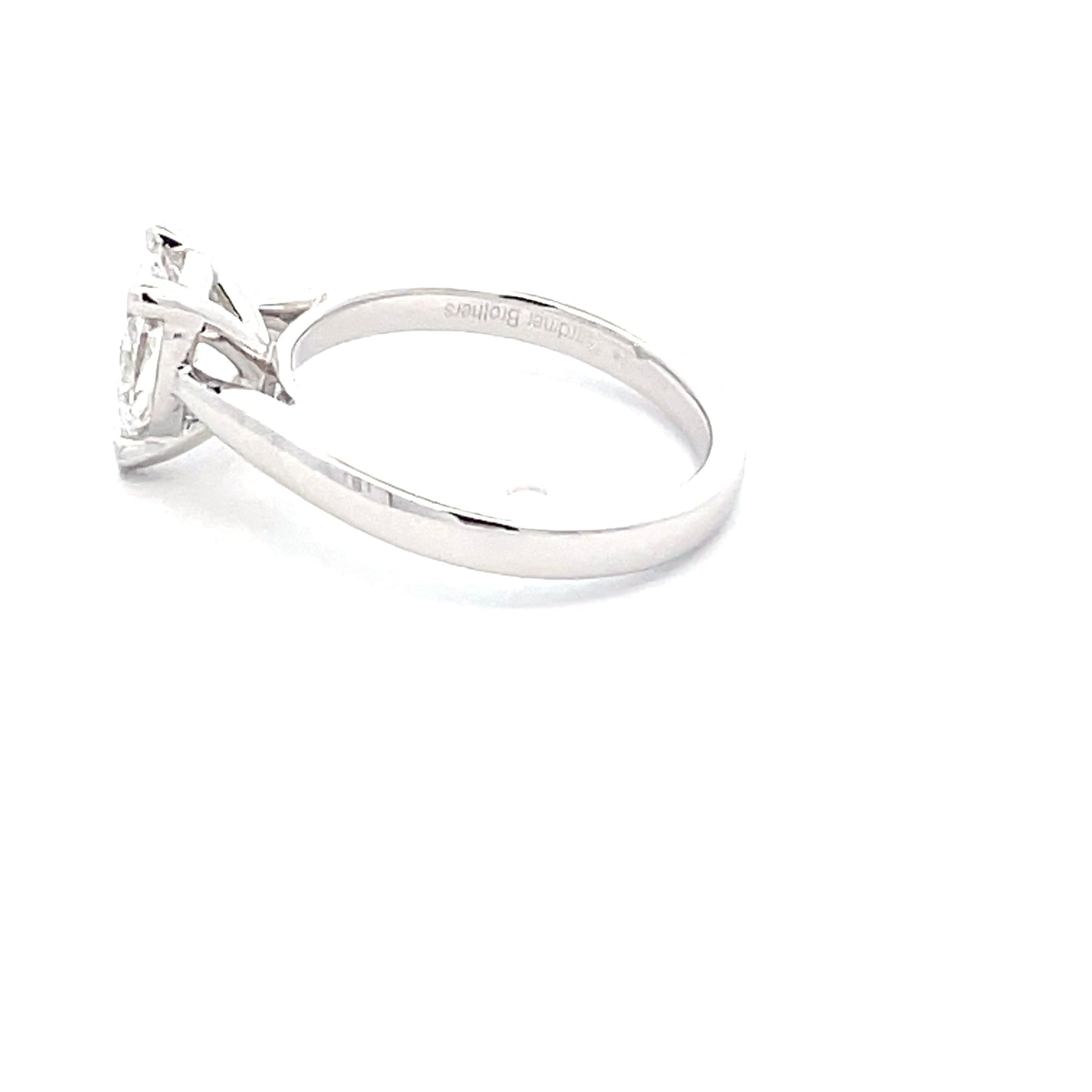 PEAR SHAPED DIAMOND SOLITAIRE RING - 0.71CTS  Gardiner Brothers