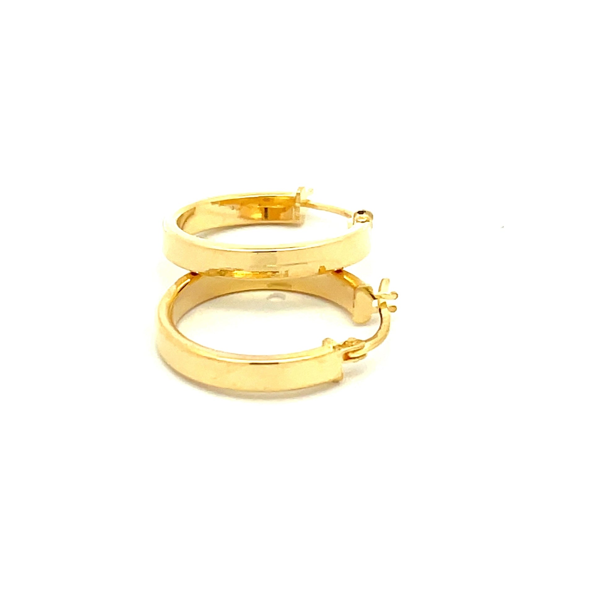 Yellow Gold Hoop Earrings  Gardiner Brothers