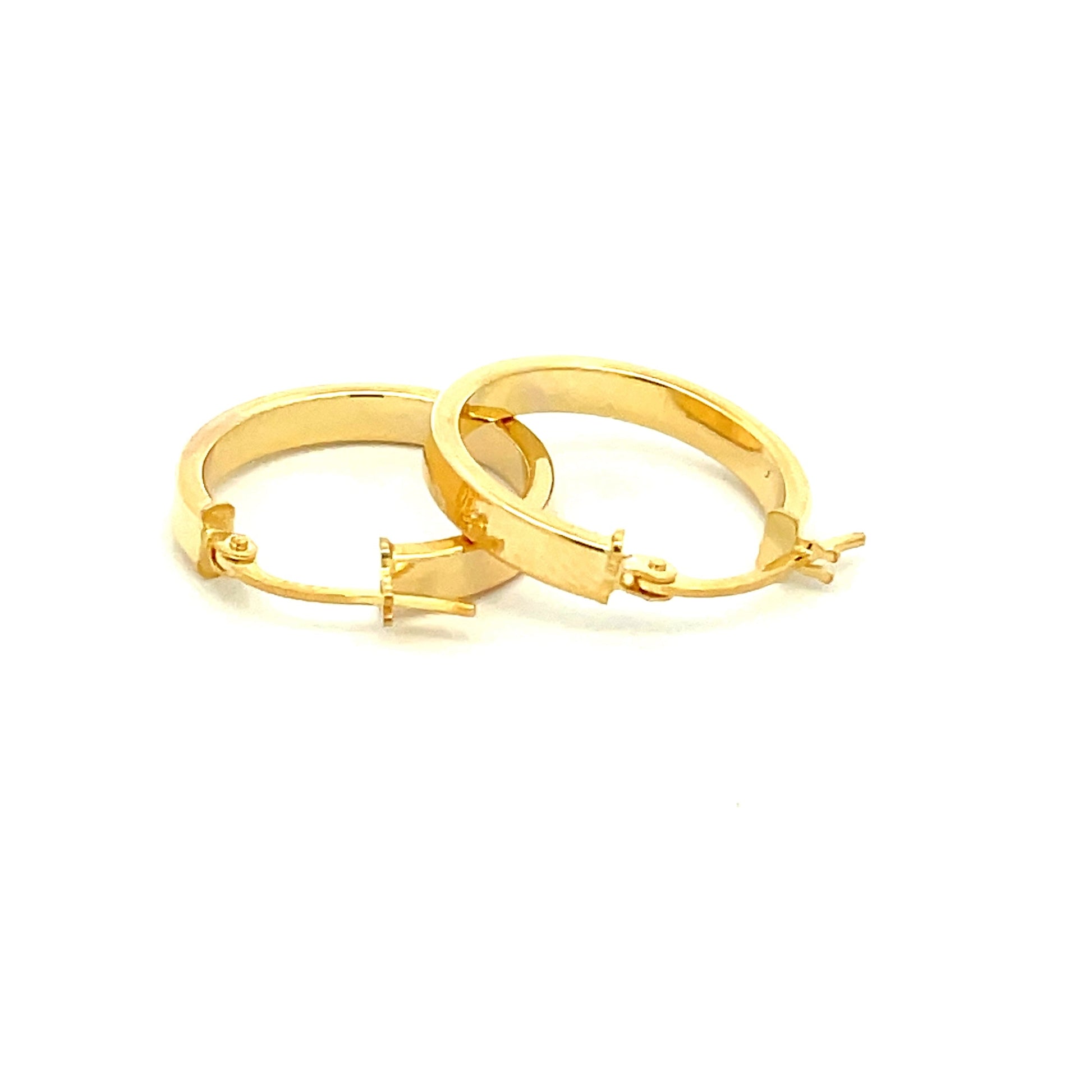 Yellow Gold Hoop Earrings  Gardiner Brothers