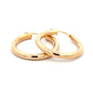 Yellow Gold Circular Hoop Earrings  Gardiner Brothers