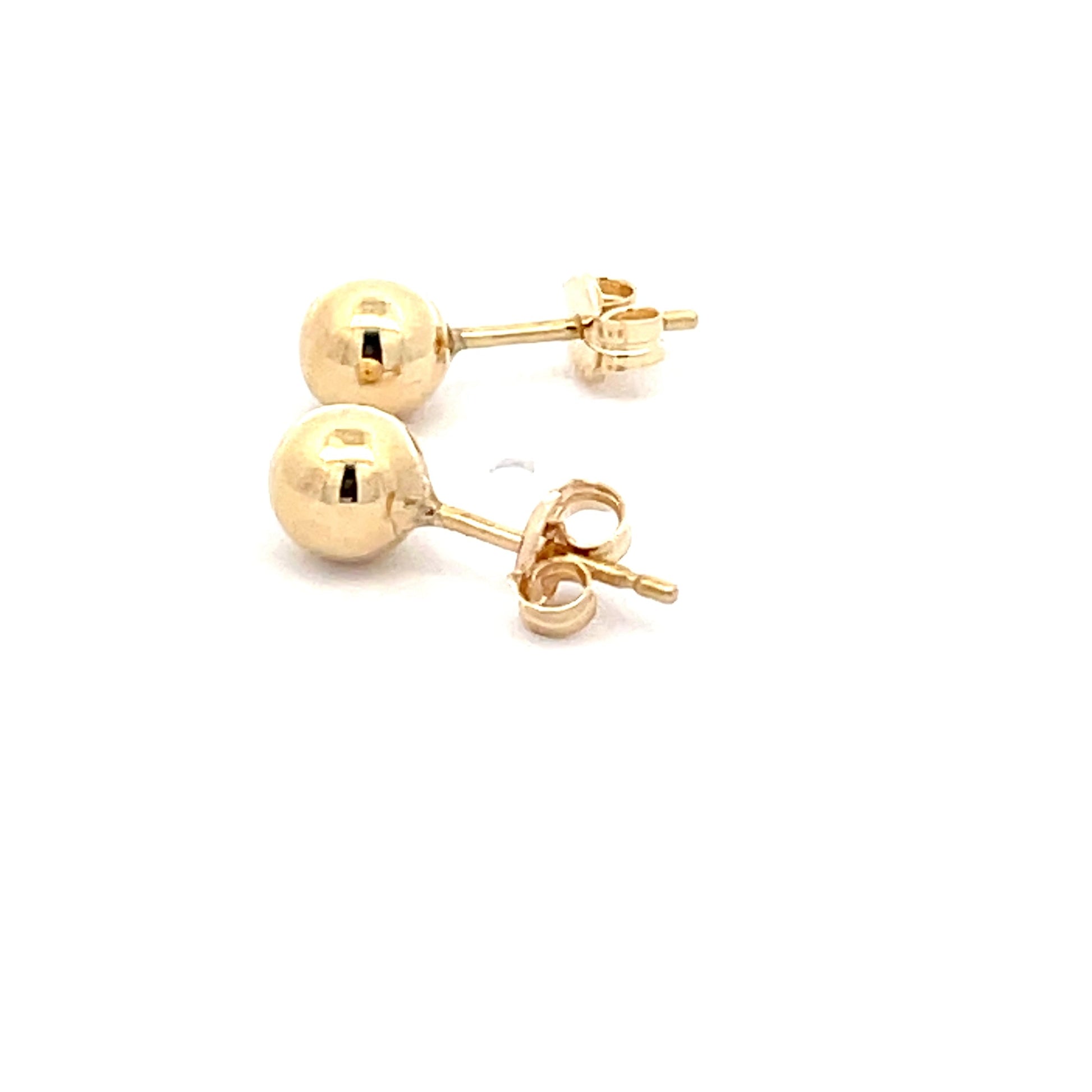 Yellow Gold Ball Earring  Gardiner Brothers