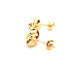 Yellow Gold Knot Earring  Gardiner Brothers