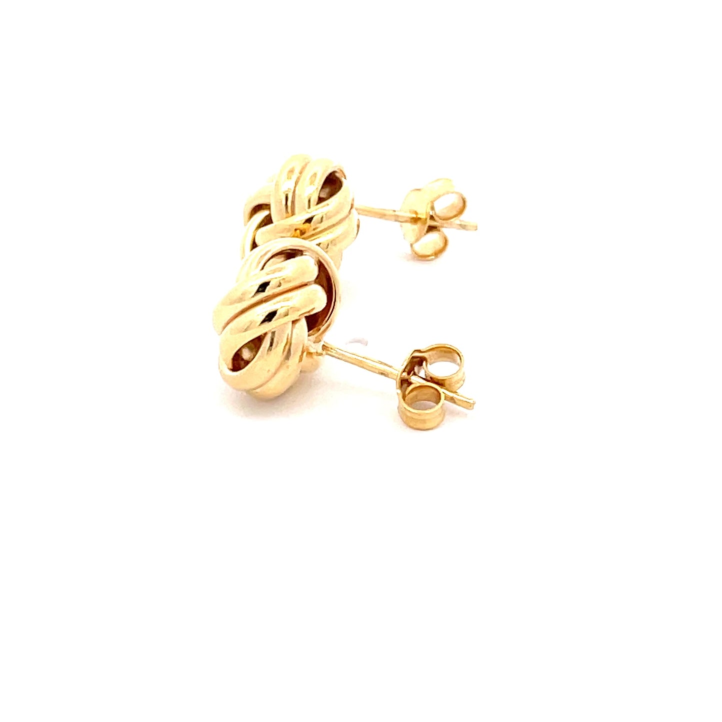 Yellow Gold Knot Earring  Gardiner Brothers