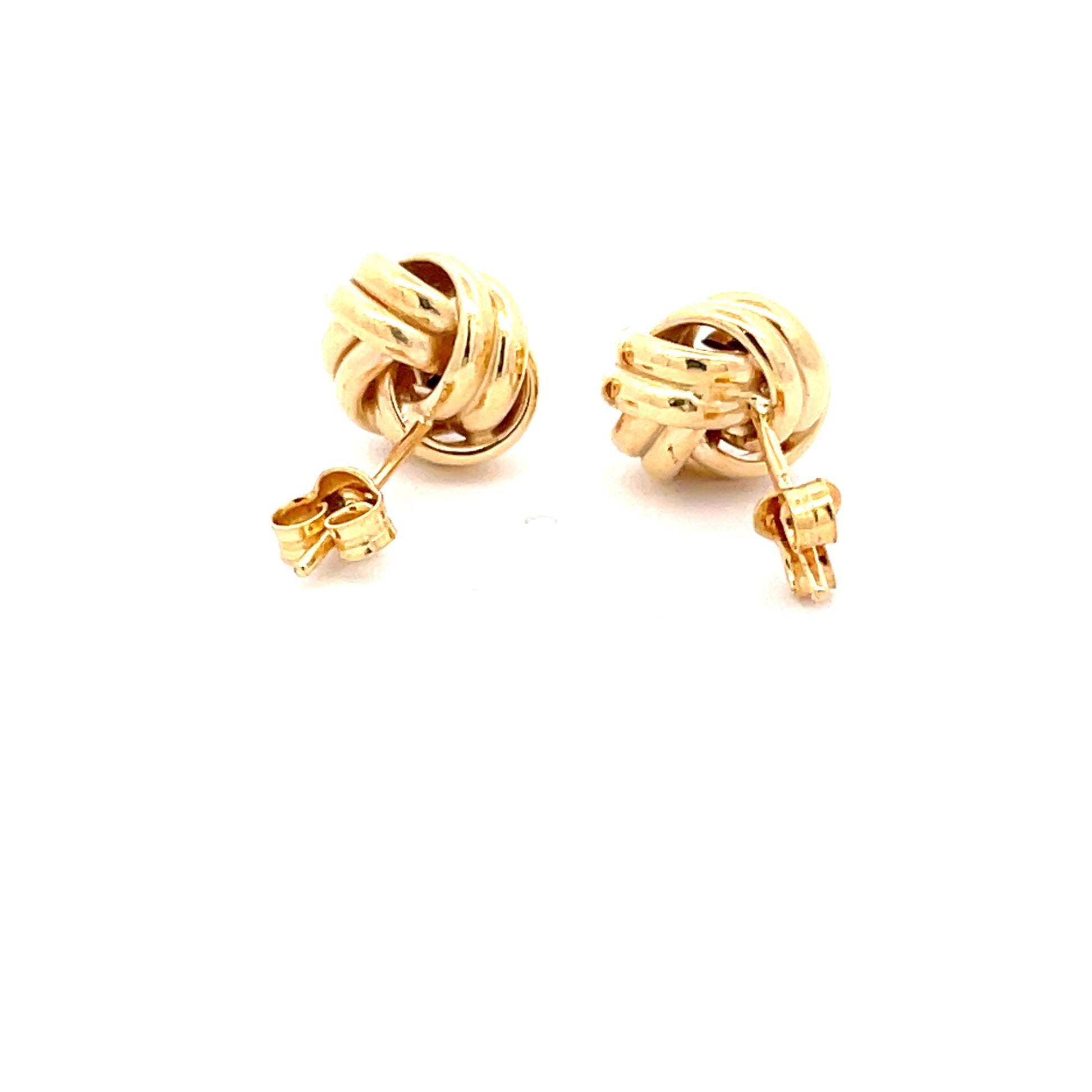 Yellow Gold Knot Earring  Gardiner Brothers