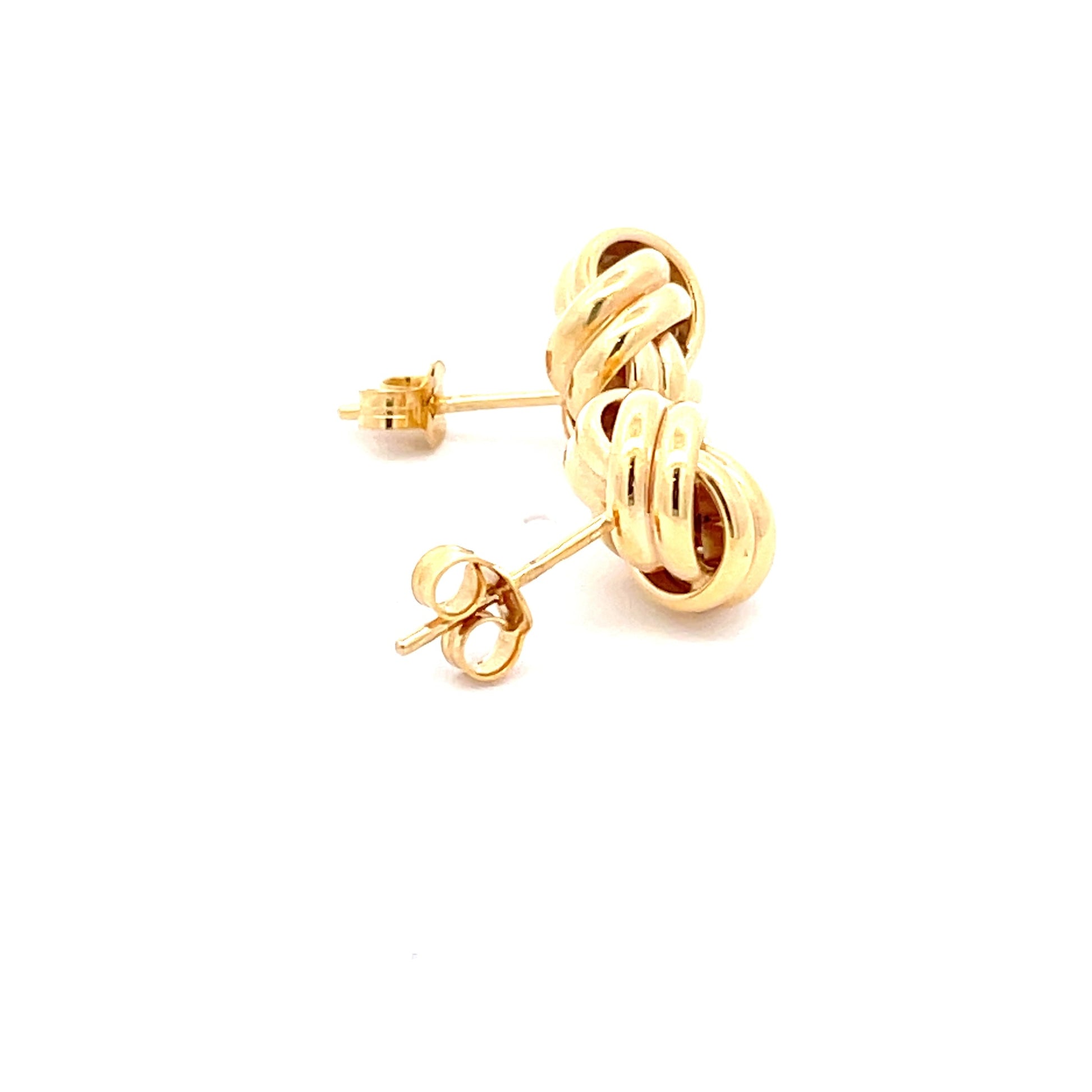 Yellow Gold Knot Earring  Gardiner Brothers