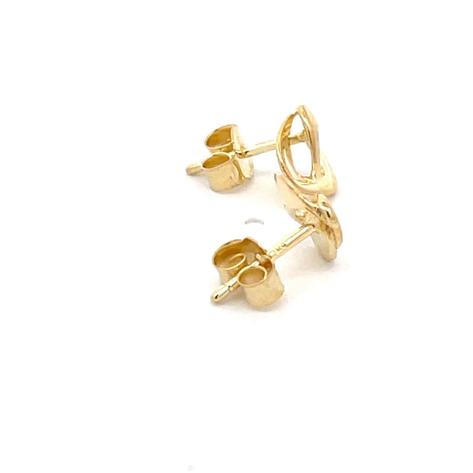 Yellow Gold Stud Earrings  Gardiner Brothers