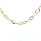 Yellow Gold Wavy Link Style Necklace  Gardiner Brothers