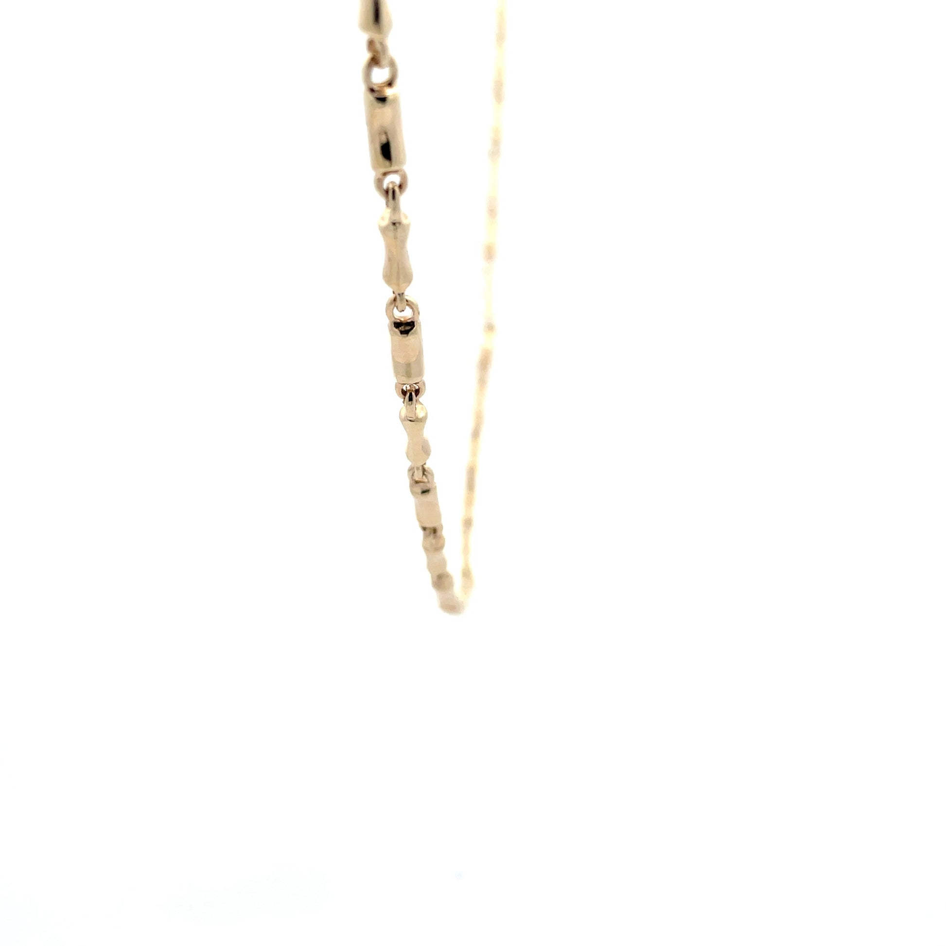 Yellow Gold "Dog Bone" Link Necklet  Gardiner Brothers   