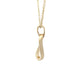 Yellow Gold Ribbon Style Pendant  Gardiner Brothers