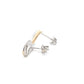 Yellow and White Gold Teardrop earrings  Gardiner Brothers