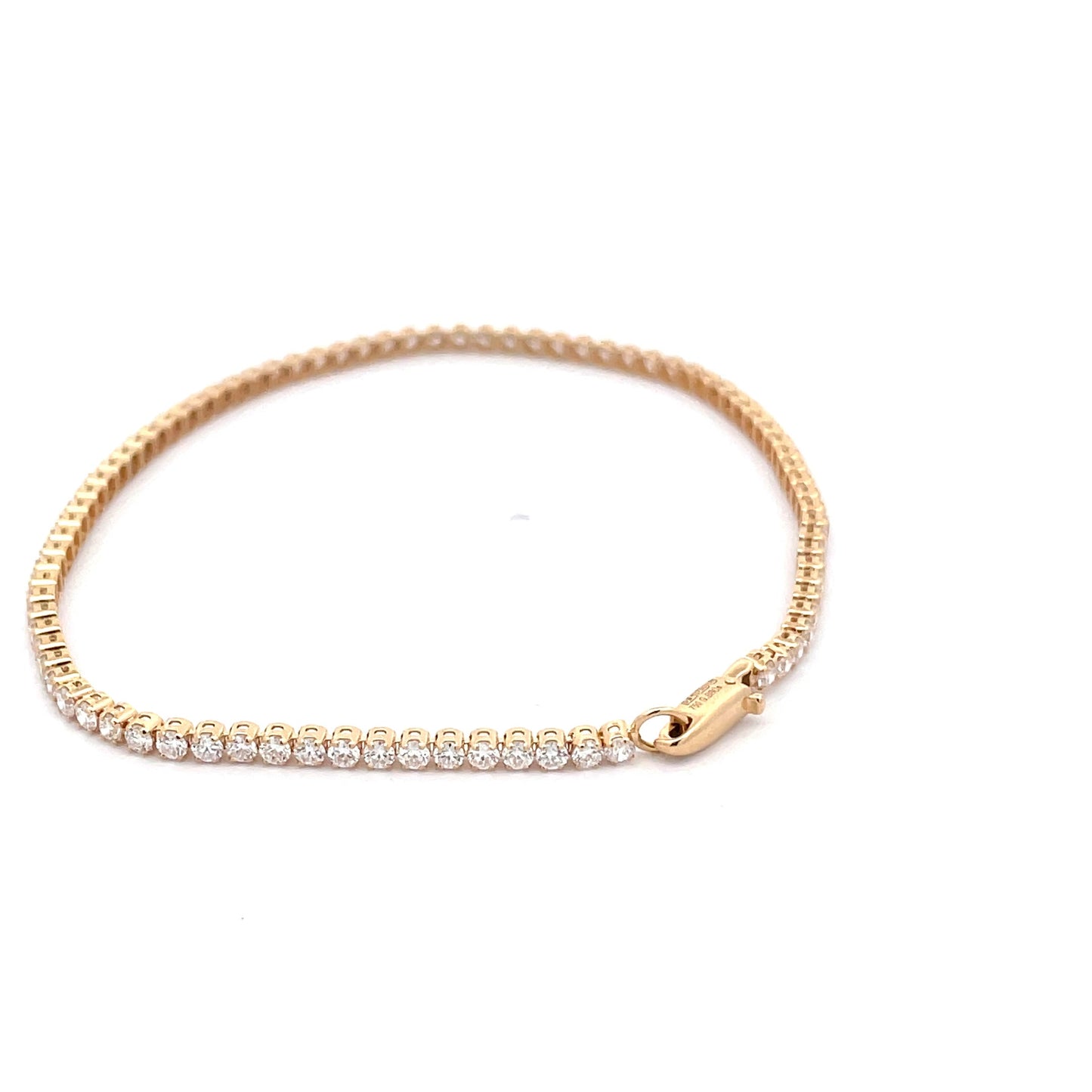 Yellow Gold Diamond Tennis Bracelet - 2.10cts  Gardiner Brothers