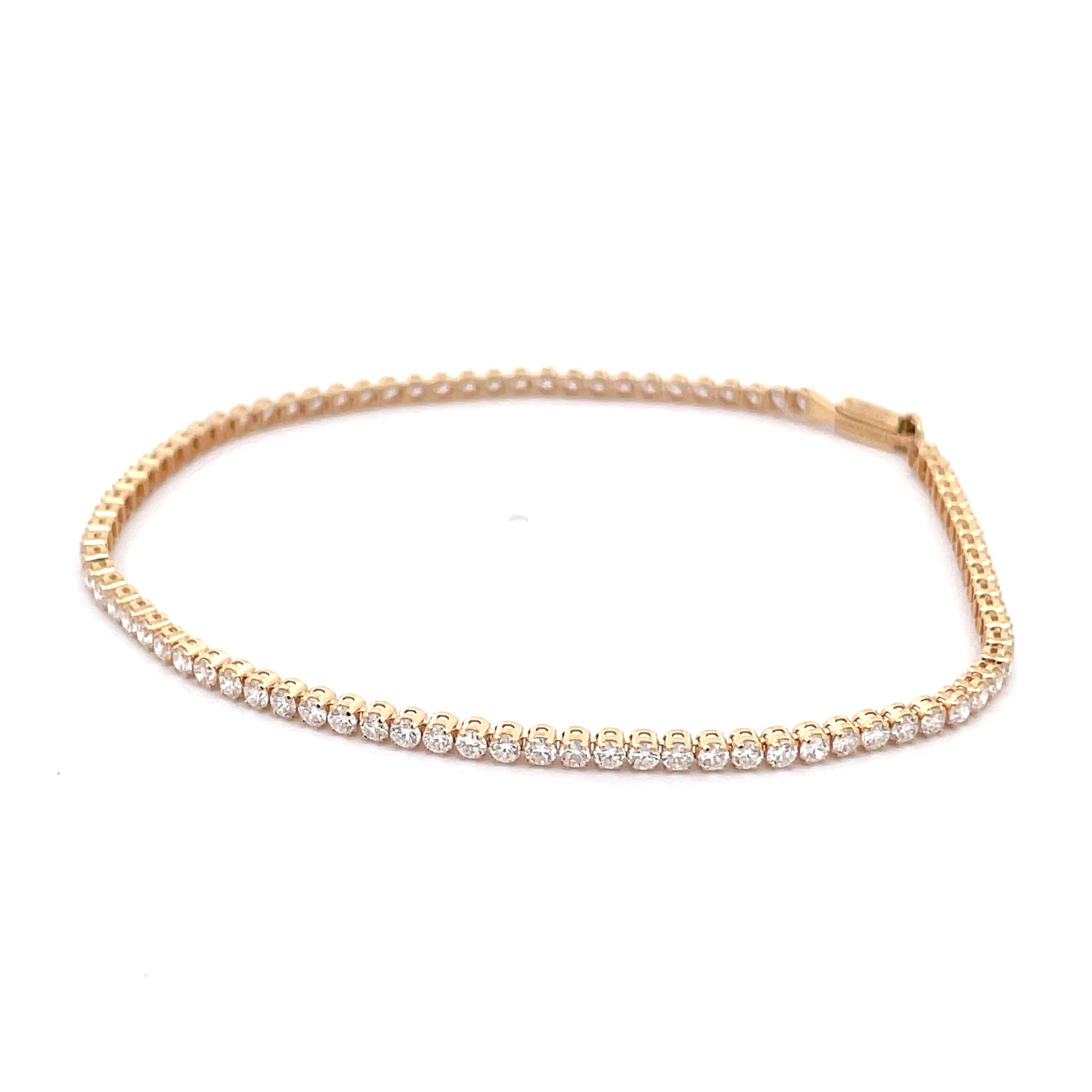 Yellow Gold Diamond Tennis Bracelet - 2.10cts  Gardiner Brothers