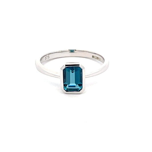 London Blue Topaz ring  Gardiner Brothers