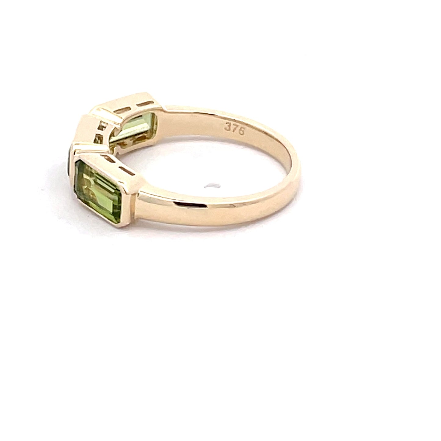 Peridot 3 Stone Ring  Gardiner Brothers