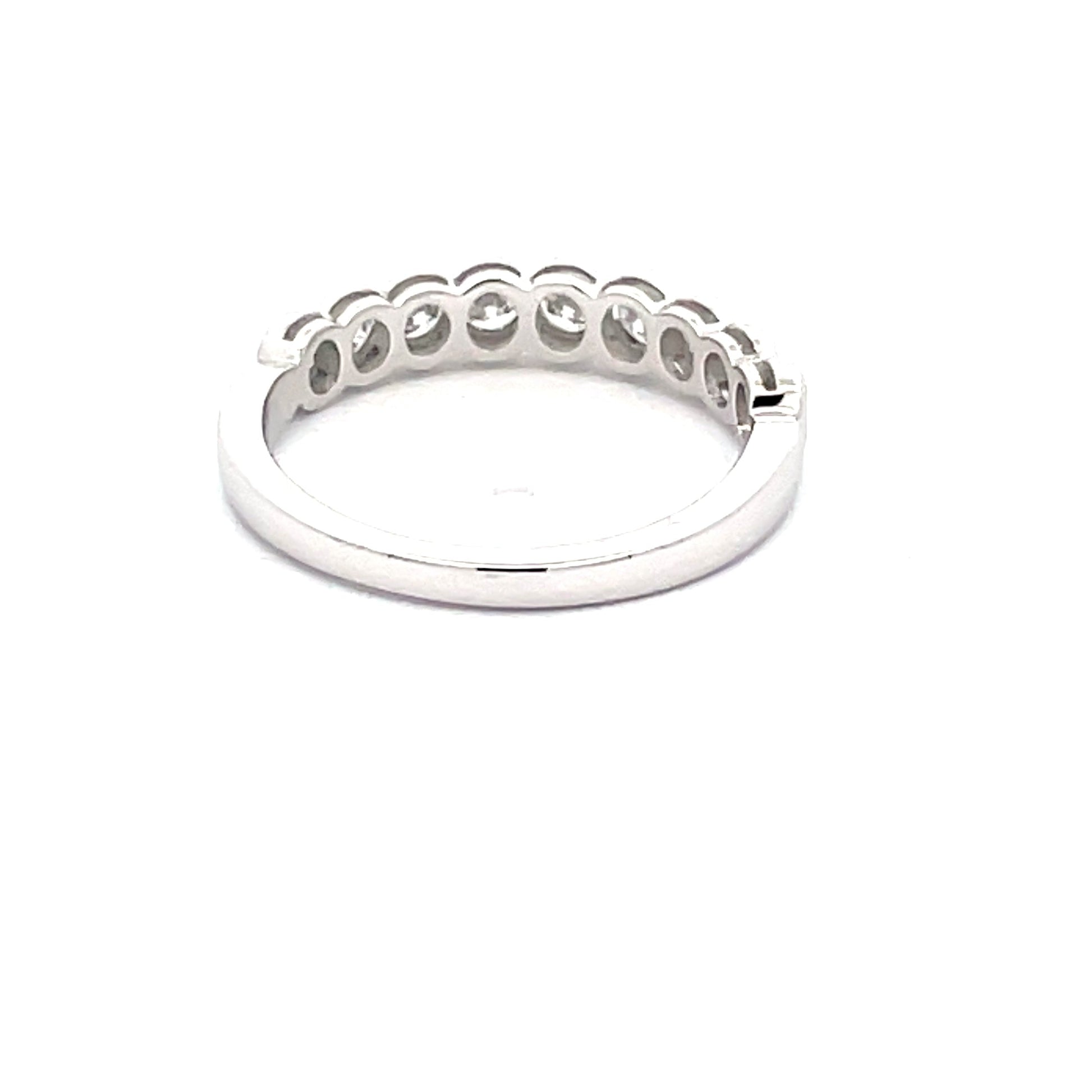 Round Brilliant Cut 9 Stone Diamond Eternity Style Ring  Gardiner Brothers