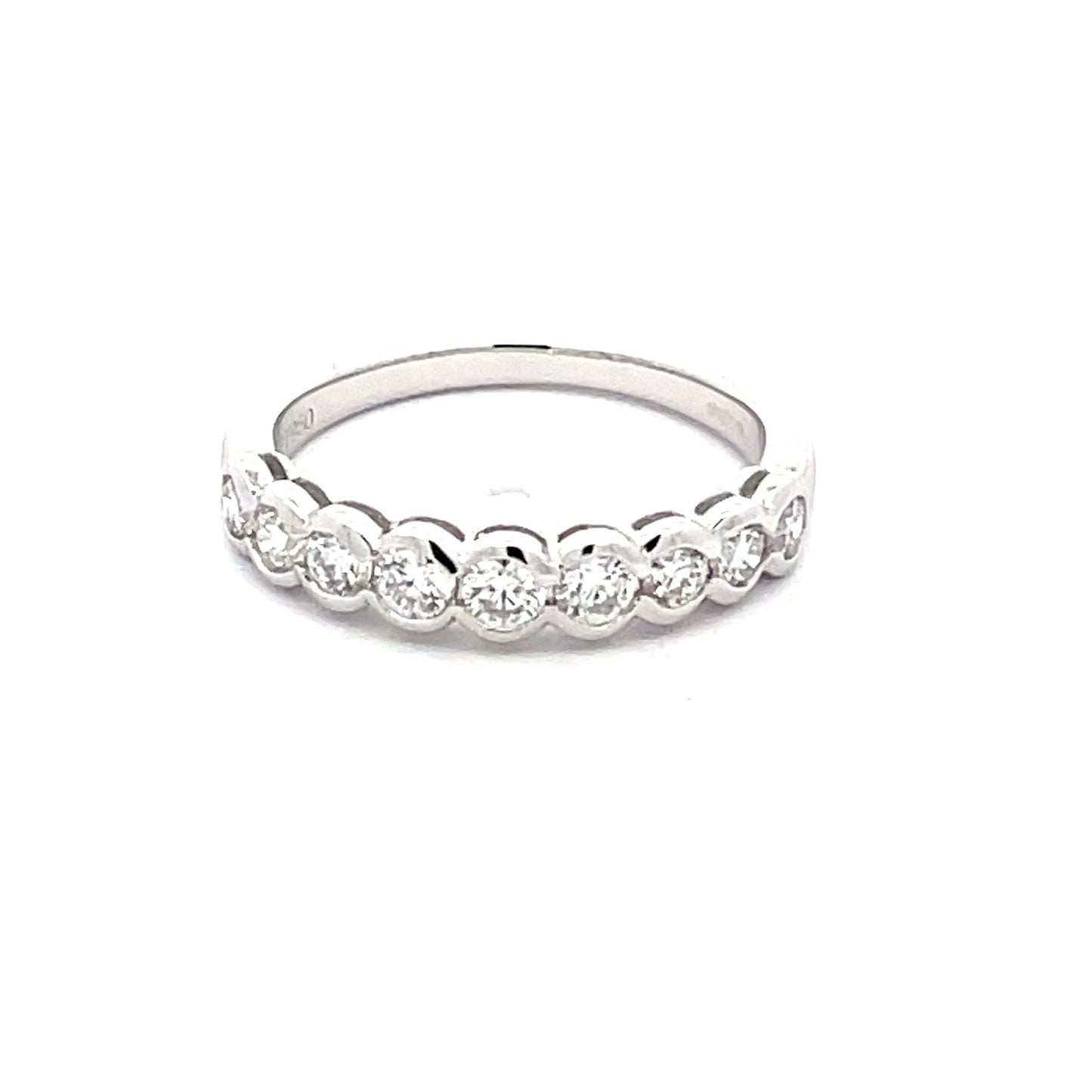 Round Brilliant Cut 9 Stone Diamond Eternity Style Ring  Gardiner Brothers