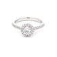 AURORA CUT DIAMOND HALO RING - 0.72CTS  Gardiner Brothers