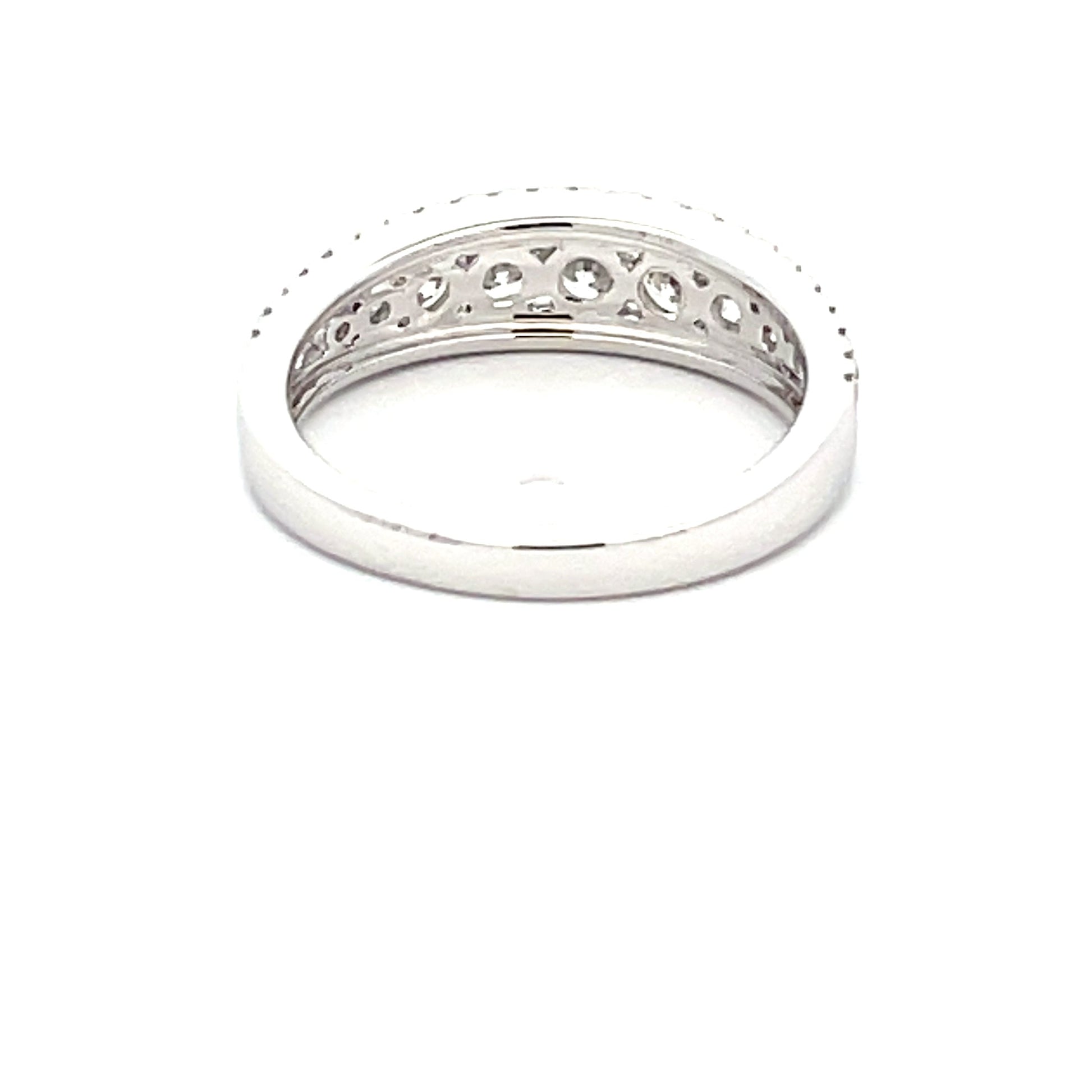 Round Brilliant Cut Diamond Eternity Style Ring  Gardiner Brothers