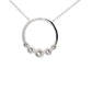 Round Brilliant Cut Diamond Graduated Circle Pendant  Gardiner Brothers