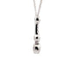 Round Brilliant Cut Diamond Drop Style Pendant  Gardiner Brothers