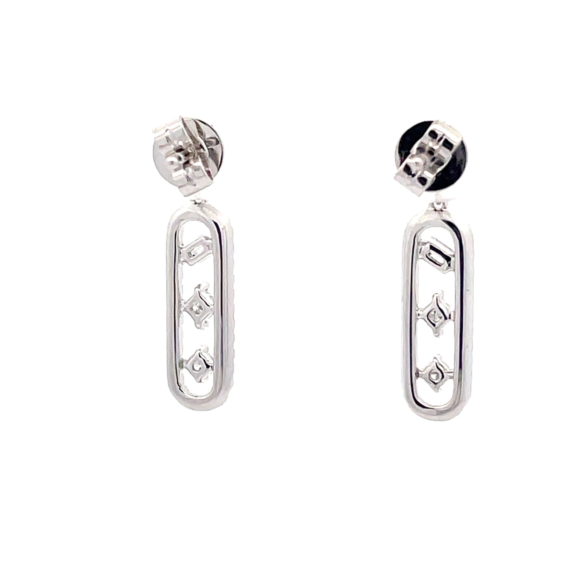 Diamond Fancy Style Drop Earrings  Gardiner Brothers