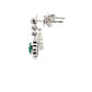 Emerald and Diamond Cluster Style Drop Earrings  Gardiner Brothers